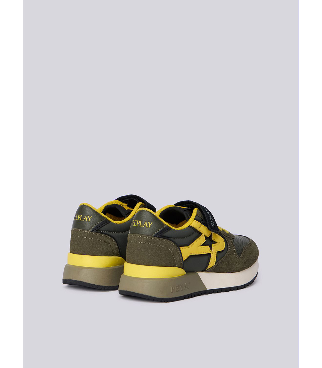 ボーイズ スニーカー 詳細画像 ミリタリー/イエロー 2